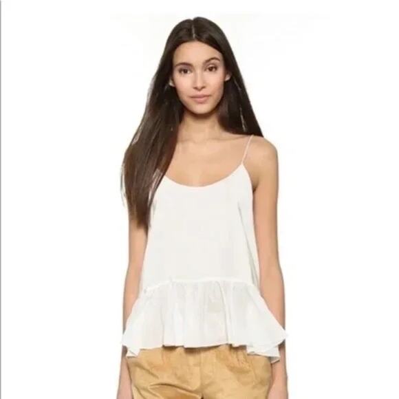 CLUB MONACO Benicia Chemise Silk Tank Top Ivory Small S - Picture 1 of 8